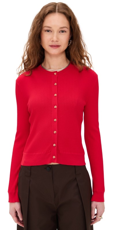 Wyeth Harris Cardigan Red