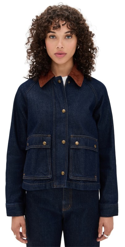 Madewell Denim Trapeze Jacket Rinse Wash