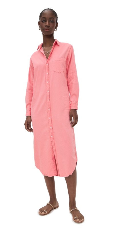 Frank & Eileen Maxi Shirtdress Sunset