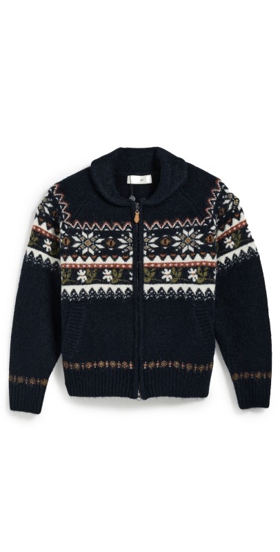 DUNST Cowichan Cardigan Navy