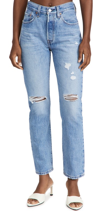 Levi's 501 Jeans Athens Crown With Destruction