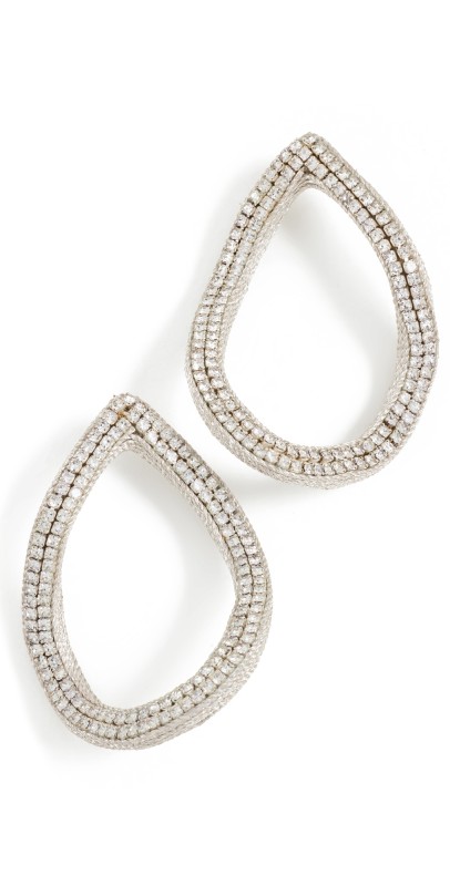 Deepa Gurnani Deepa Gurnani Eve Earrings Silver