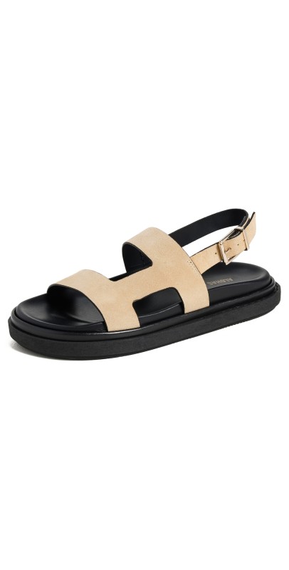 ALOHAS Lorelei Suede Sandals Beige