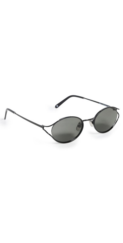 Illesteva Maria Black Sunglasses Black/Grey