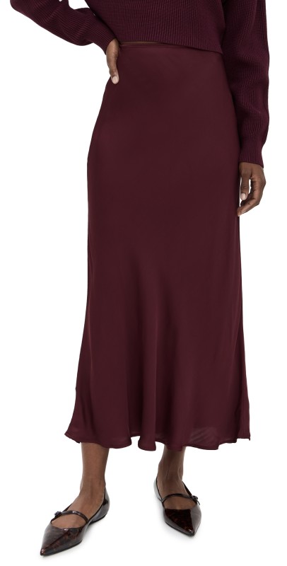 Velvet Cadence Skirt Wildberry