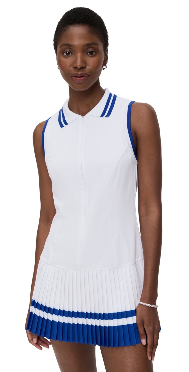 Beach Riot Bria Dress Riviera Azure White
