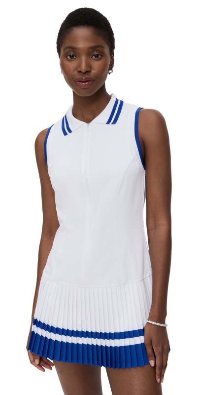 Beach Riot Bria Dress Riviera Azure White