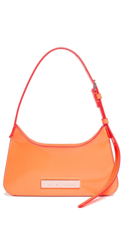 Acne Studios Platt Micro Shoulder Bag Neon Red