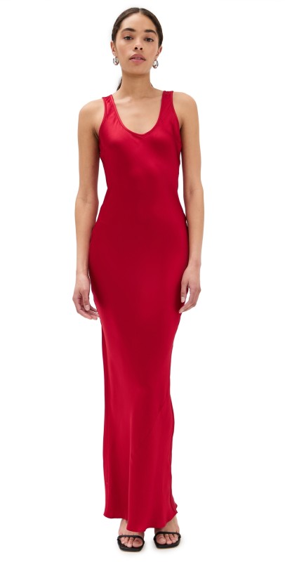 ANINE BING Alison Dress Red