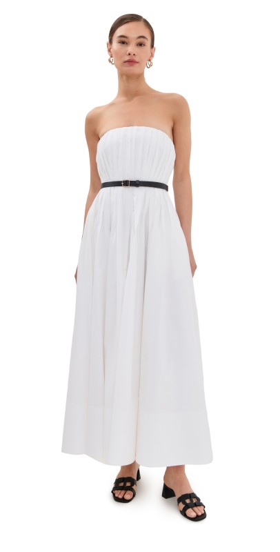 SIMKHAI Thalia Bustier Dress White