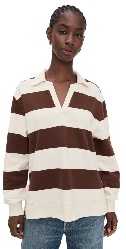 Z Supply Rugby Henley Sandalwood
