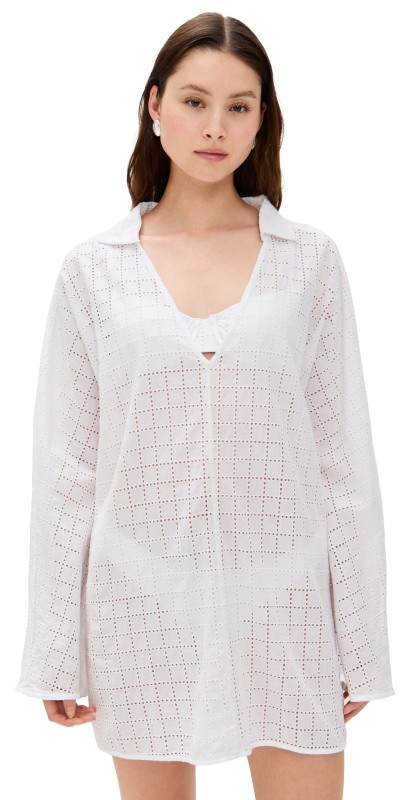 Solid & Striped The Alba Tunic Optic White