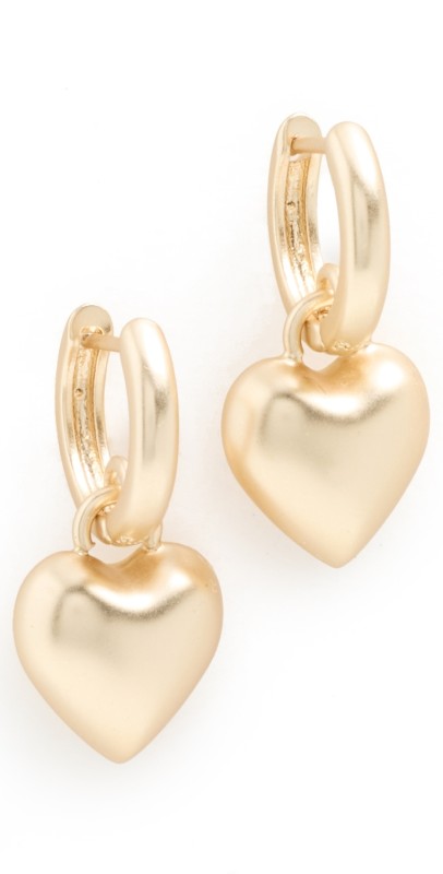 Roxanne Assoulin The Itsy Bitsy Heart Earrings Gold