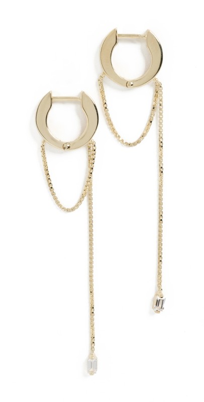 Jennifer Zeuner Jewelry Tasha Earrings Yellow Vermeil