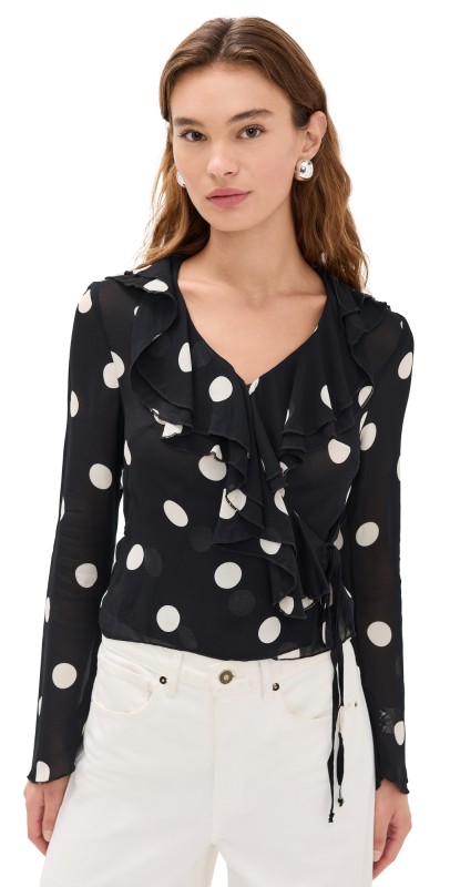 Reformation Kilah Top Moon Dot