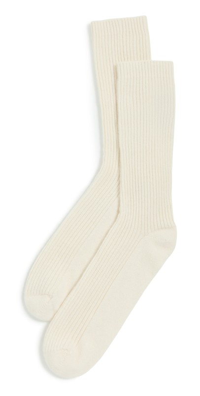 Jenni Kayne Cashmere Socks In Ivory Ivory