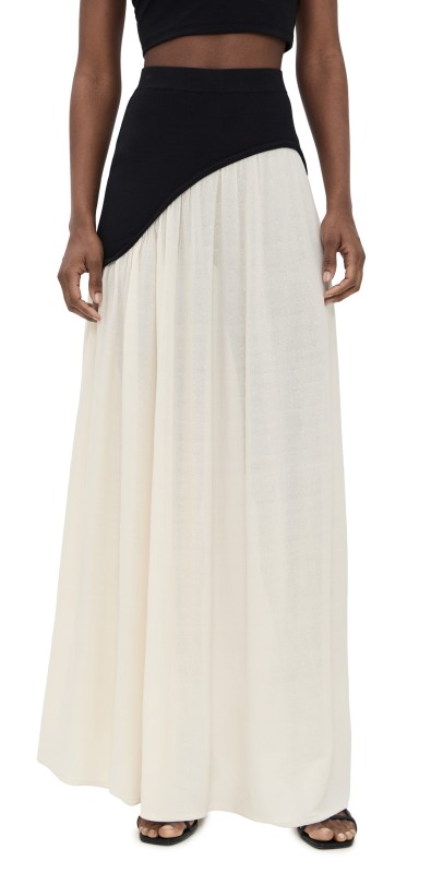 Solid & Striped The Soglio Skirt Brule Noir