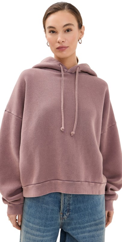 Acne Studios Hooded Sweatshirt Plum Purple
