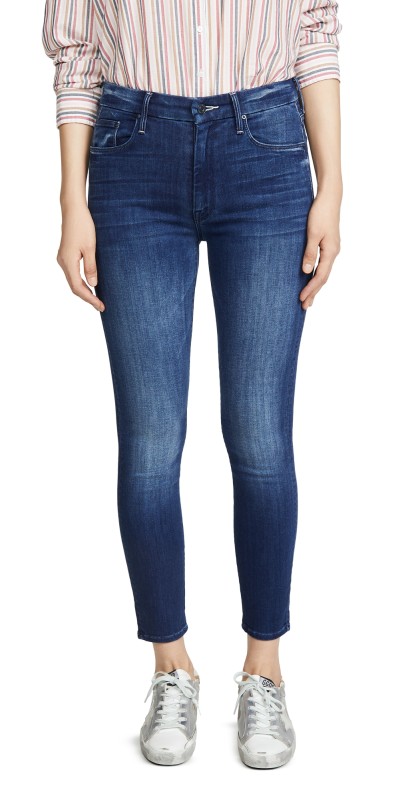 MOTHER High-Waisted Looker Ankle Jeans The Road to Paradise
