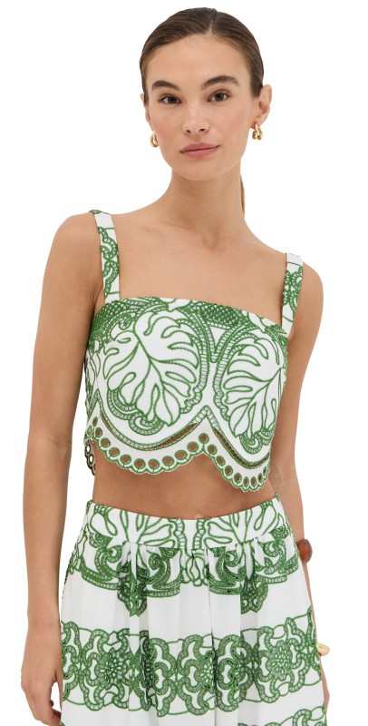 Borgo de Nor Delia Top White/Green