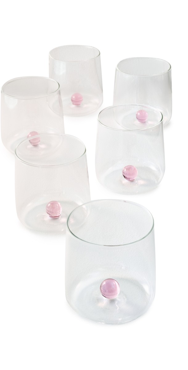 Zafferano Bilia Tumbler Set of 6 Pink