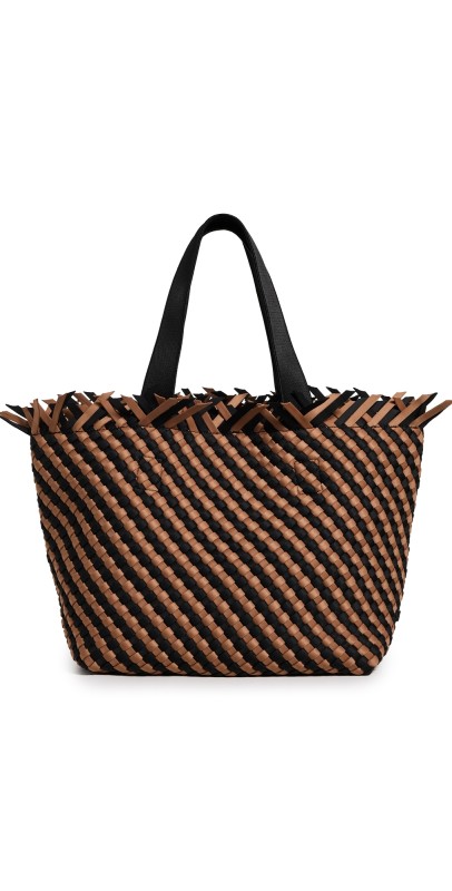 NAGHEDI Havana Striped Medium Tote Algarv