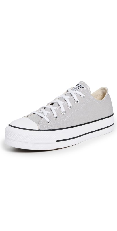 Converse Chuck Taylor All Star Lift Platform Sneakers Grey Area/White/Black