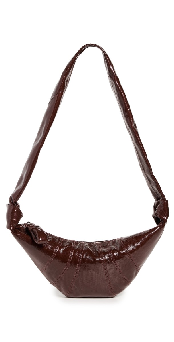 Lemaire Small Croissant Bag Chocolate Fondant