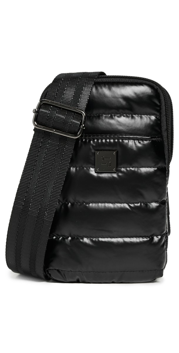 Think Royln Buzz Me Crossbody Bag Pearl Black