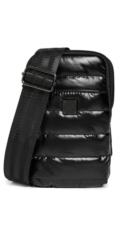 Think Royln Buzz Me Crossbody Bag Pearl Black