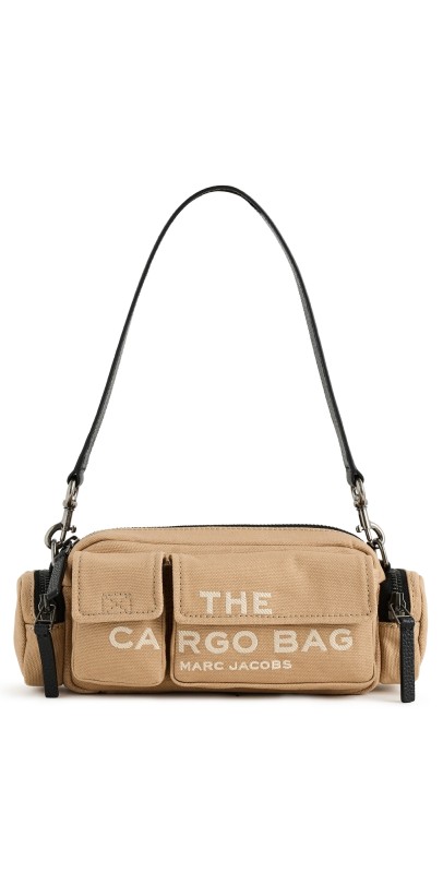Marc Jacobs The Cargo Canvas Shoulder Bag Camel
