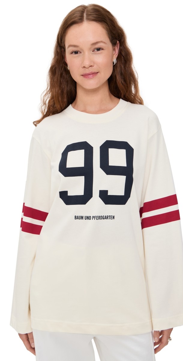 BAUM UND PFERDGARTEN Jeevana Tee Creme Navy Red 99