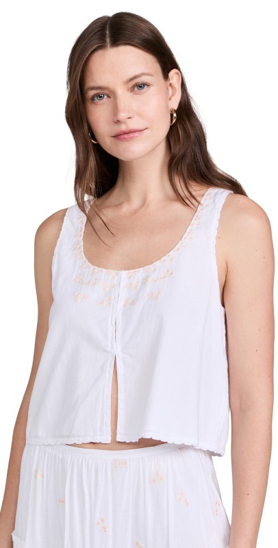 Ciao Lucia Francie Top White