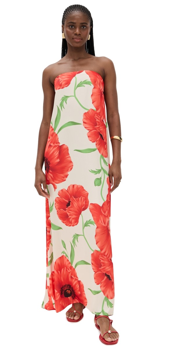 RESA Ophelia Maxi Dress Orange Floral