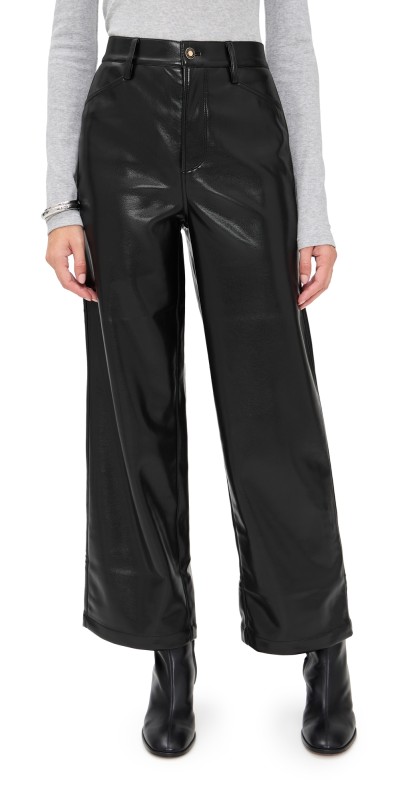 Favorite Daughter The Mischa Sup Hi Ri Wide Leg Ankle Pants RV