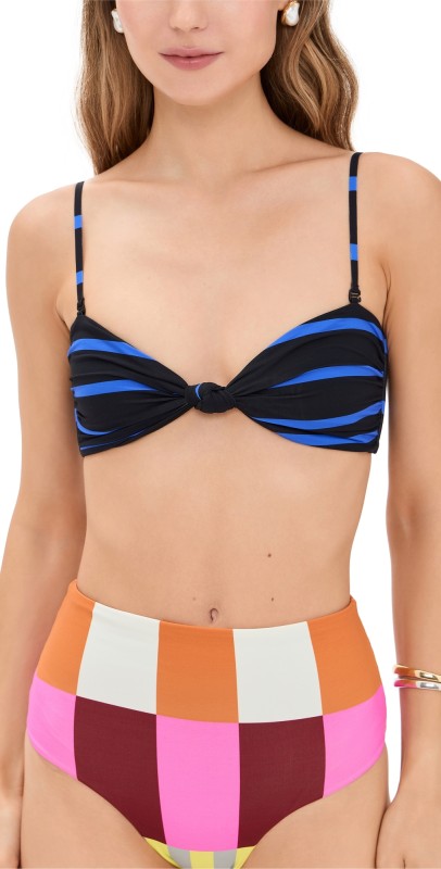 Cala de la Cruz Lara Bikini Top Bengal Azul
