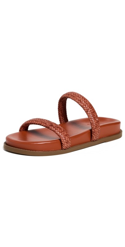 Schutz Ruby Sporty Slides Sunset Ochre