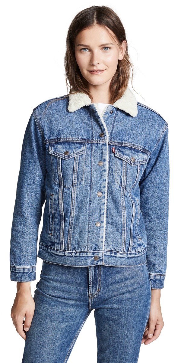 Levi's Ex-Boyfriend Sherpa Trucker Jacket Addicted to Love