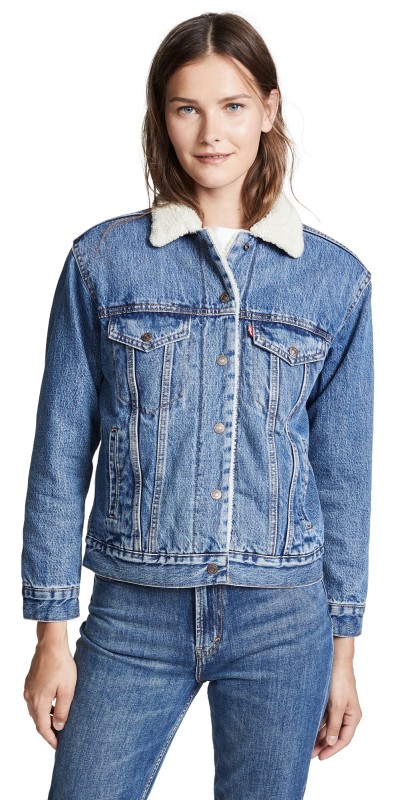 Levi's Ex-Boyfriend Sherpa Trucker Jacket Addicted to Love
