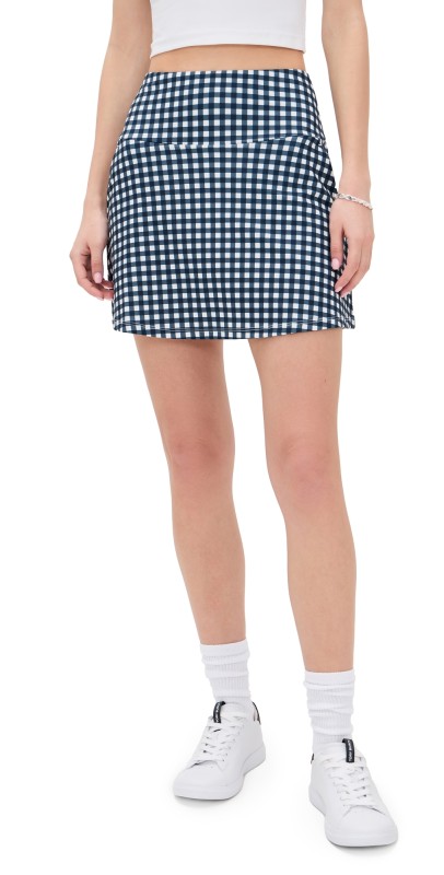 Rhone 16' Course To Court Printed Sport Skort Navy Blue