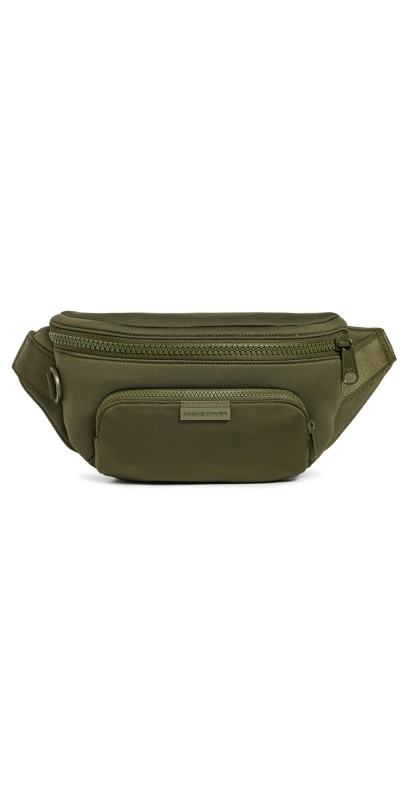 Dagne Dover Jax Large Fanny Pack Dark Moss
