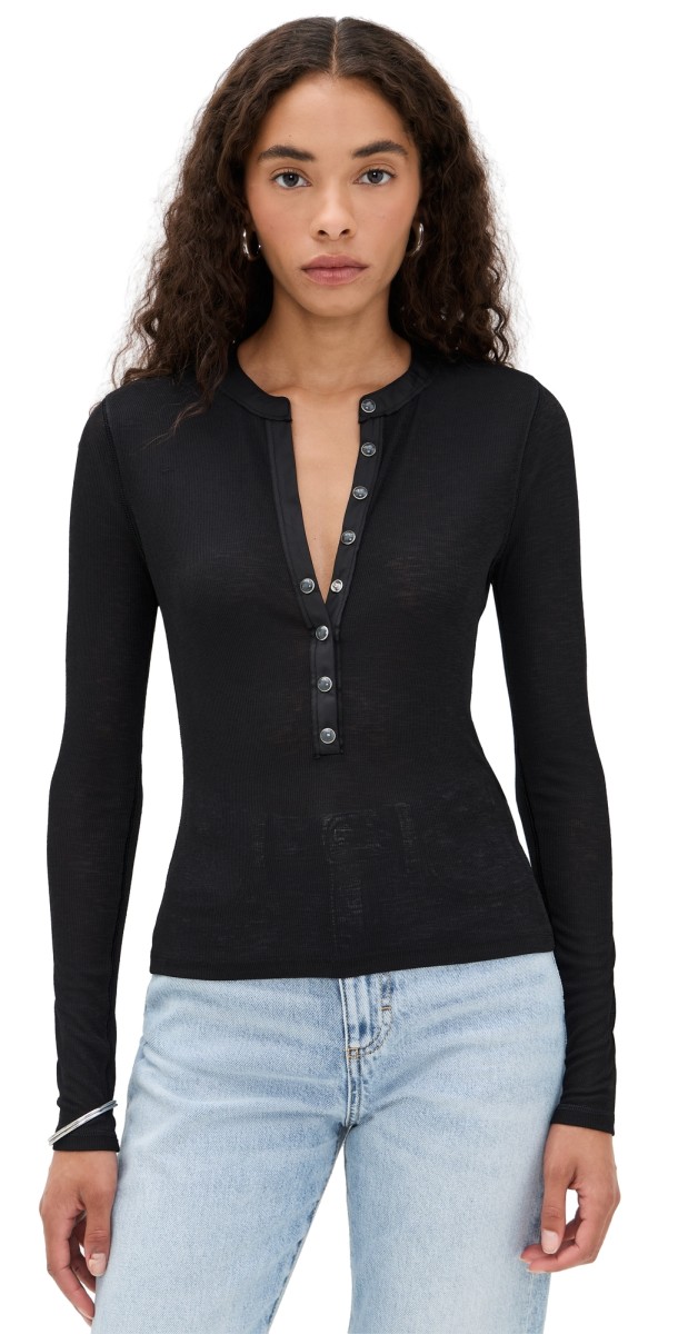 Veronica Beard Jean Drexler Top Black