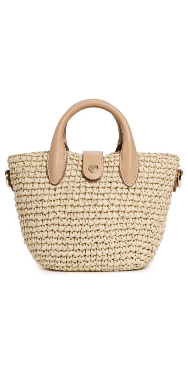 Stoney Clover Lane Mini Bucket Tote Natural