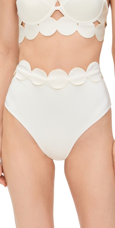 Ancora Nostalgia High Waist Bottoms Ivory