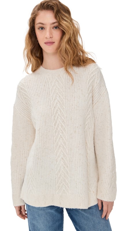 Z Supply All That Glitters Sweater Champagne