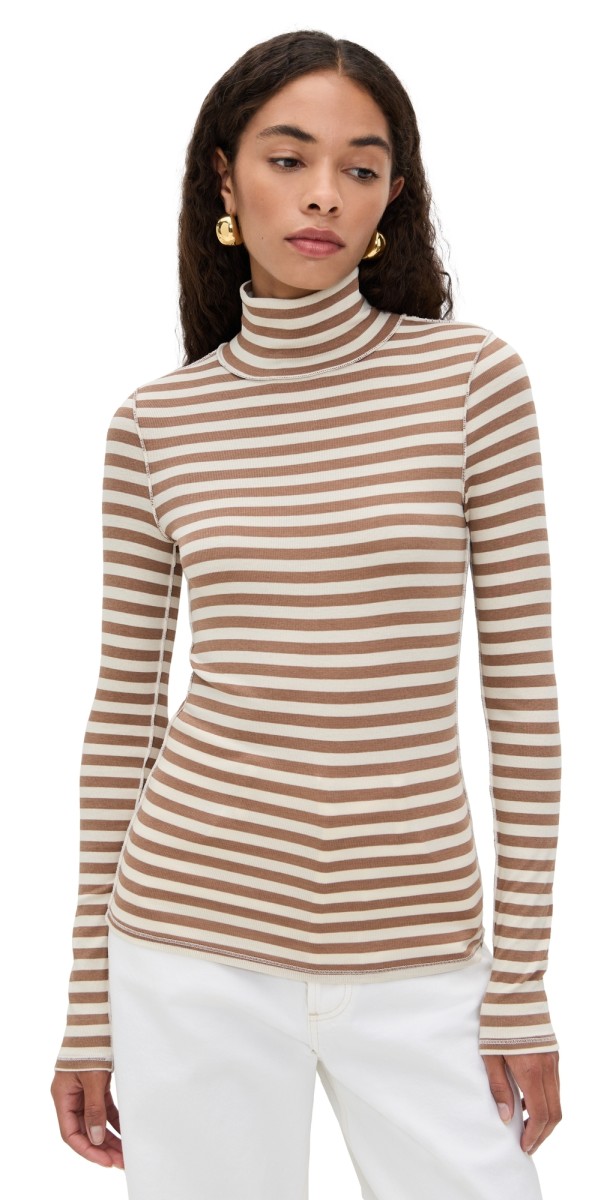 Free People Good Good Turtle Stripe Otter/Tea