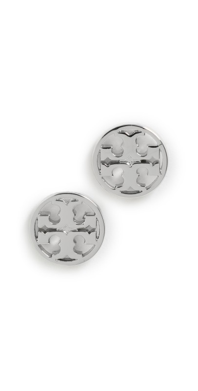 Tory Burch Miller Stud Earrings Tory Silver