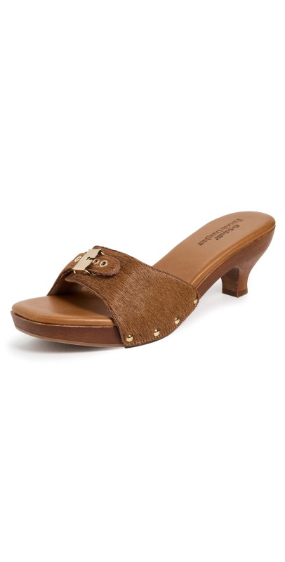 Dr Scholls Dr Scholl's x Favorite Daughter The Heartbreak Heels Toffee Calf Hair