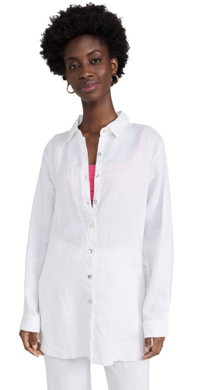 Bananhot Linen Shirt Whit