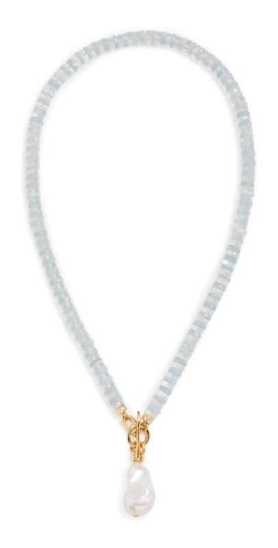 Lizzie Fortunato Pearl Isle Necklace In Mist Blu